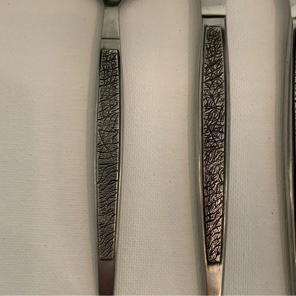 Vintage Arthur Salm AS Japan Stainless Dinner Knives Knife & Spoon Set MCM ASF3